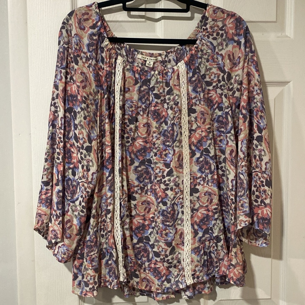 Zac & Rachel Multicolor Floral Top